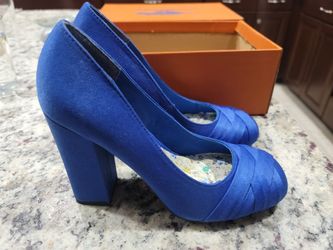 Rocket Dogs Blue Pumps Heels Size 8 New In Box
