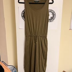 Ralph lauren Women’s midi maxi dress olive xs