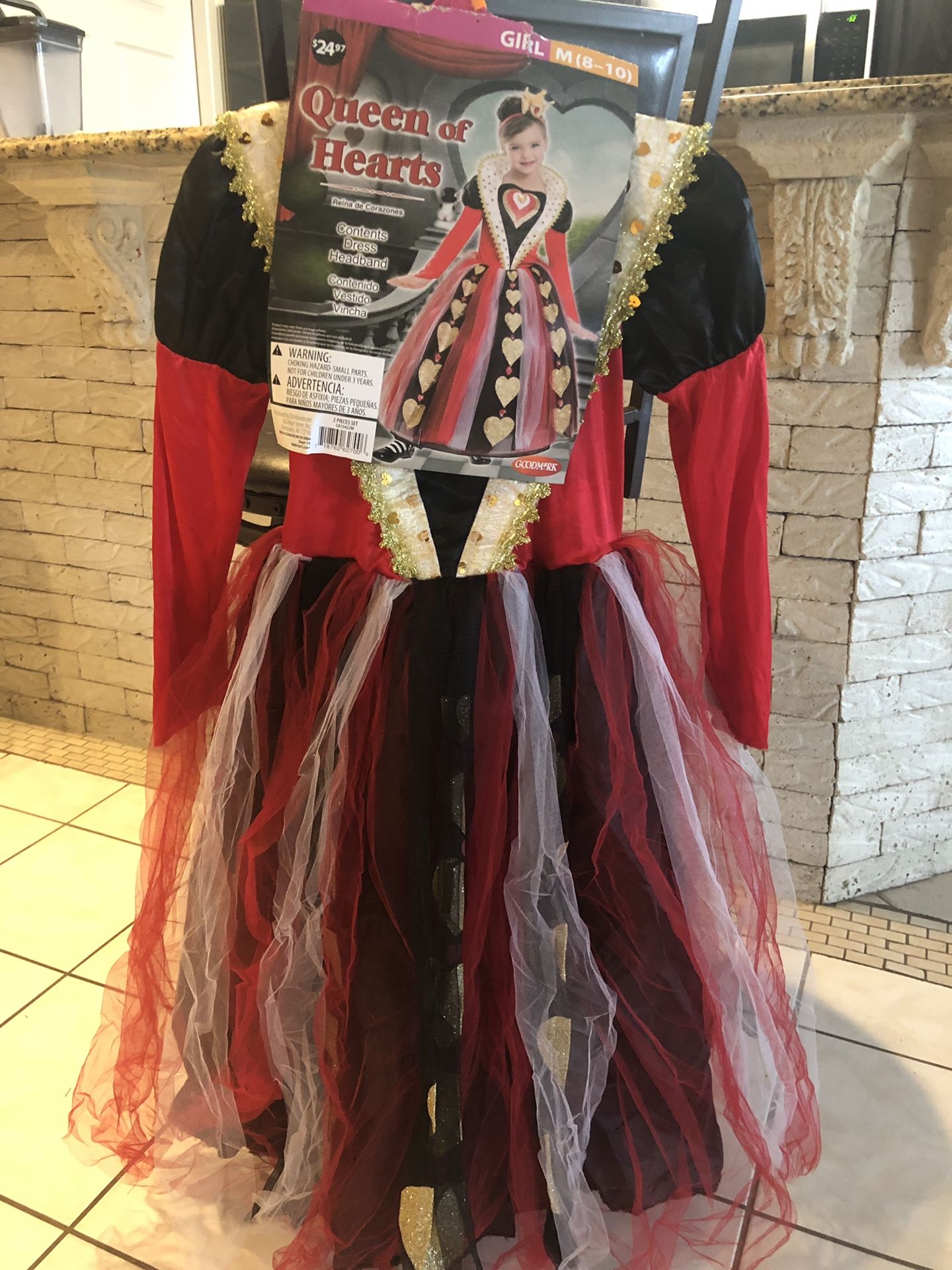 Queen hearts costume