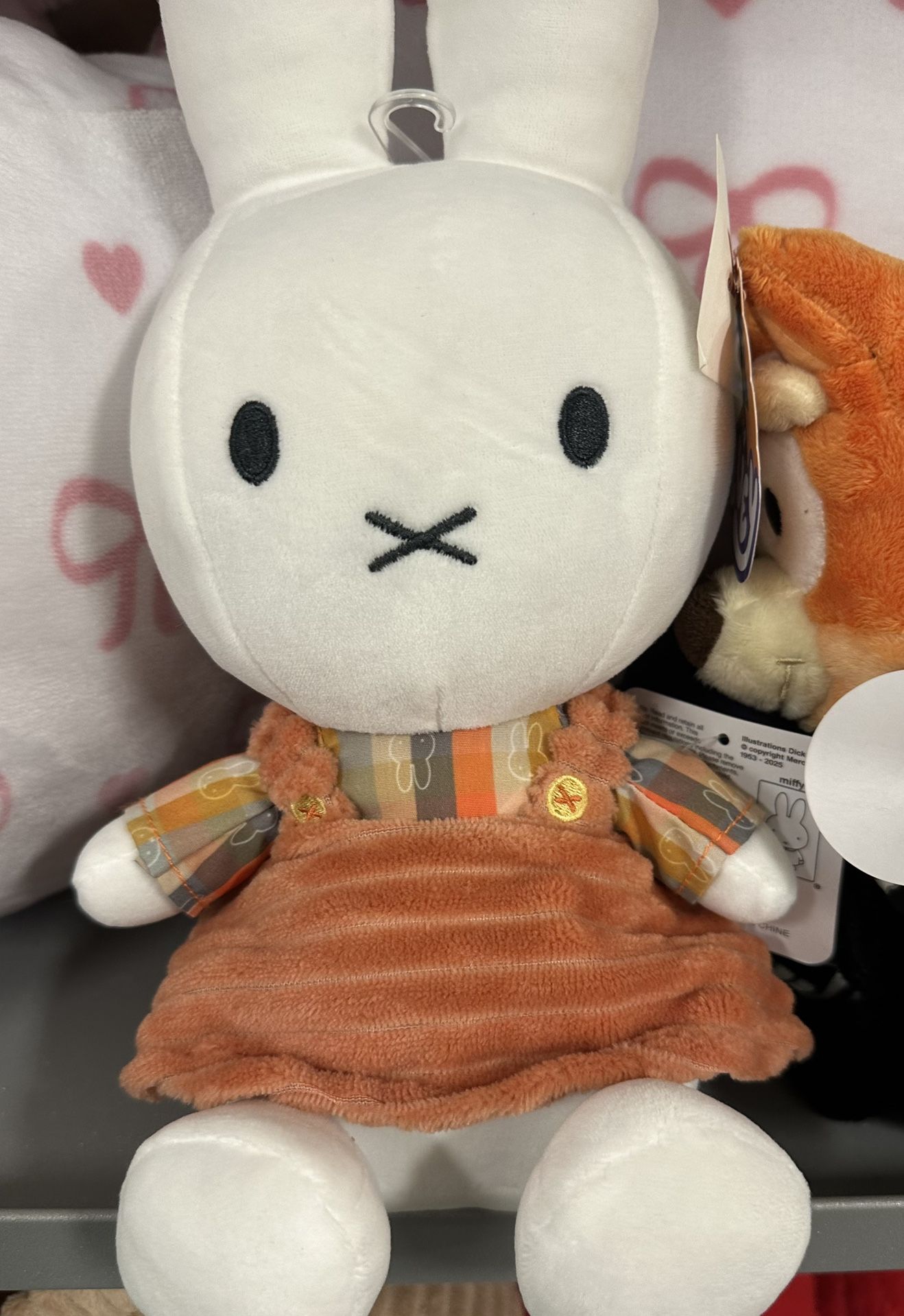 Miffy Bunny Stuffed Animal 