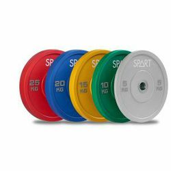 Olympic Rubber Bumper Plates Set - 230lb - 10lb, 25lb, 35lb,45lb Pairs