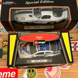 Ford Gt40 (Maisto Special Edition)  And BMW M3 (Bburago Valvoline)