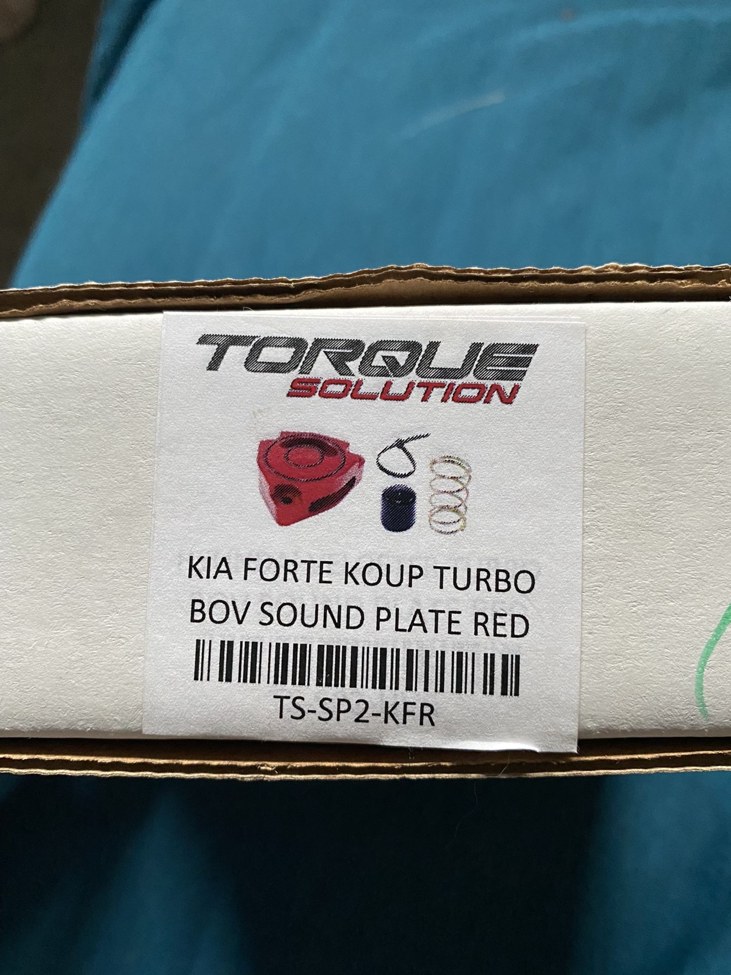 BOV Sound Plate For Kia Forte Koup Sx And Veloster Turbo