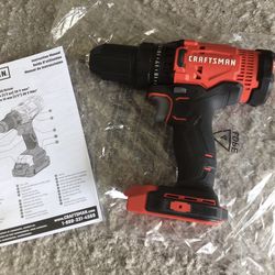 New Craftsman 20v Cordless Drill Driver ( Tool Only ) $50