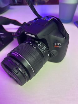 Canon EOS Rebel T7 DSLR with 18-55mm Lens and SD card