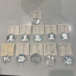 208.5 grams of .999 fine silver coin lot American mint