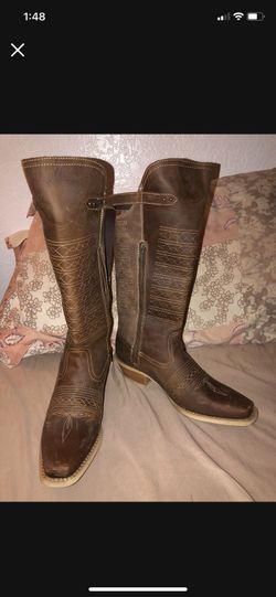 Durango Crush Vintage Brown Belted Collar Western Cowboy Boot DRD0203 8
