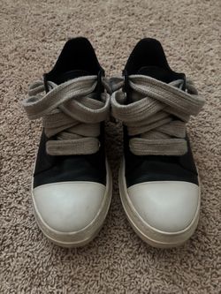 Rick Owens Jumbo Lace Low Sneakers Size 44/US 11