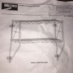 Stainless steel shelf