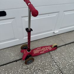 Kids Micro Mini Scooter Pink 