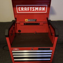 CRAFTSMAN 2000 Series 26.85-in W x 38.05-in H 5 -Drawer Steel Rolling Tool Cabinet ( Red )
