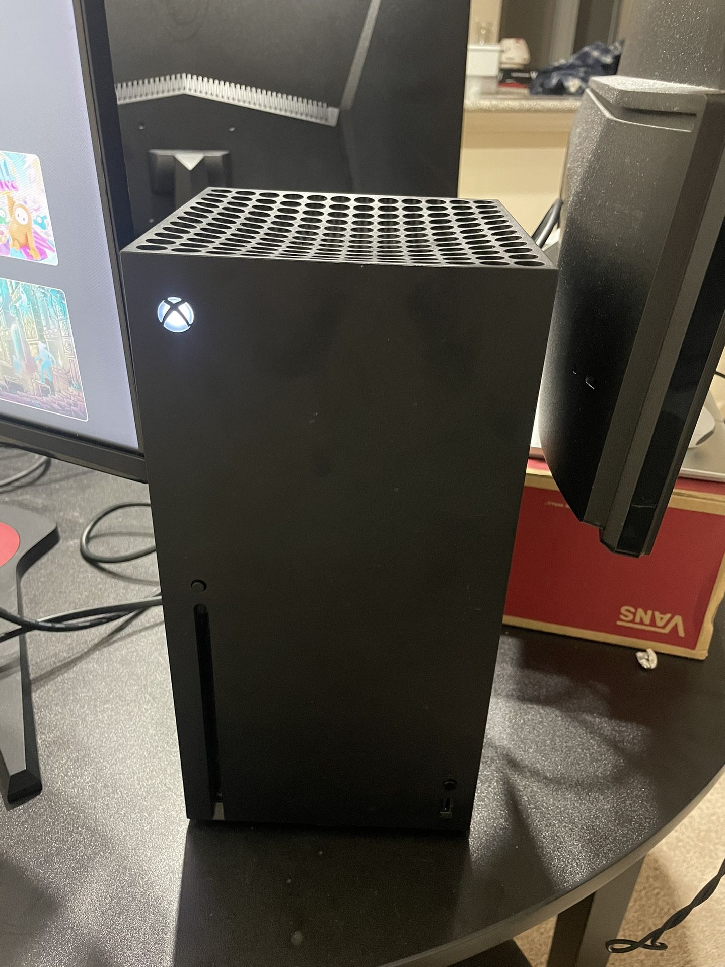 Xbox Series X With 2 Series X Controllers And A Turtle Beach Headset