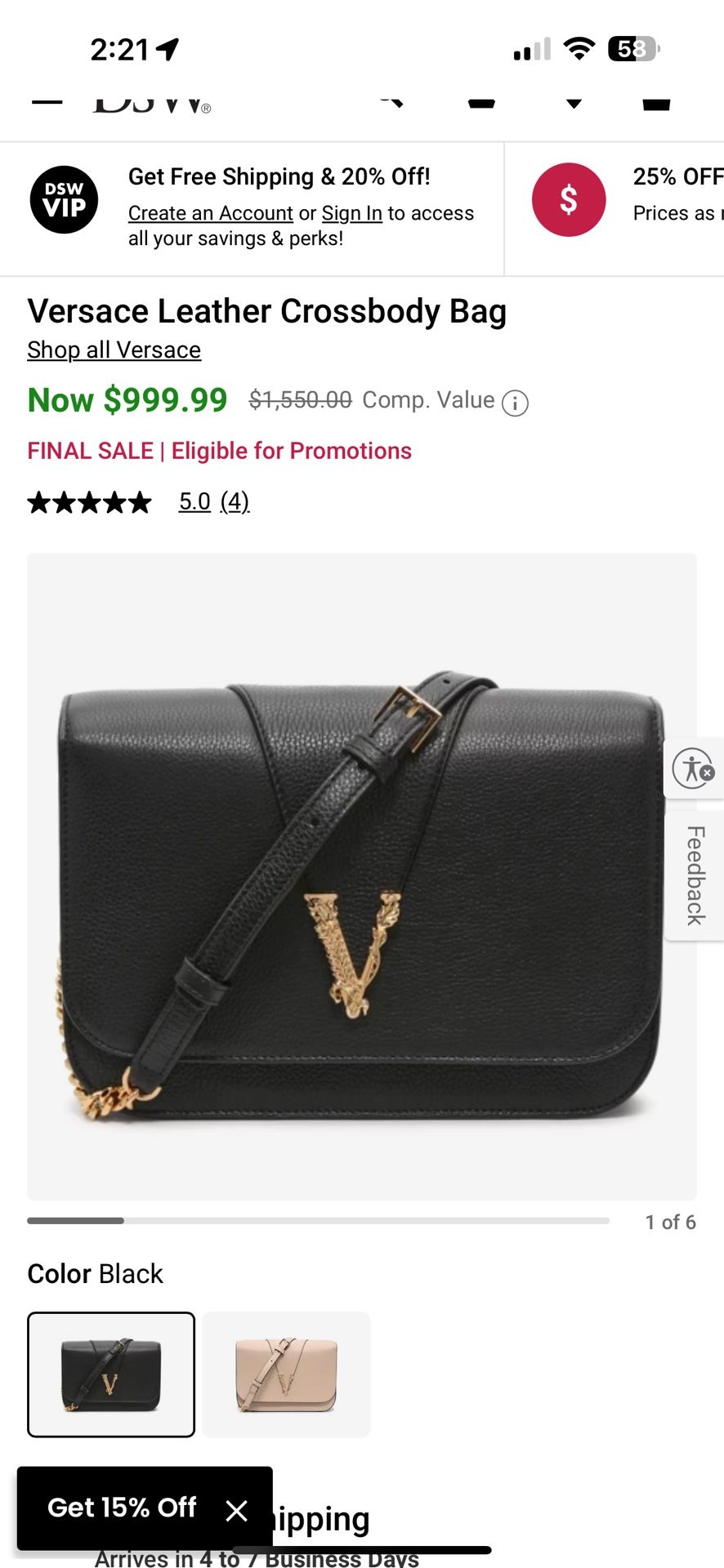 Versace Crossbody Bag