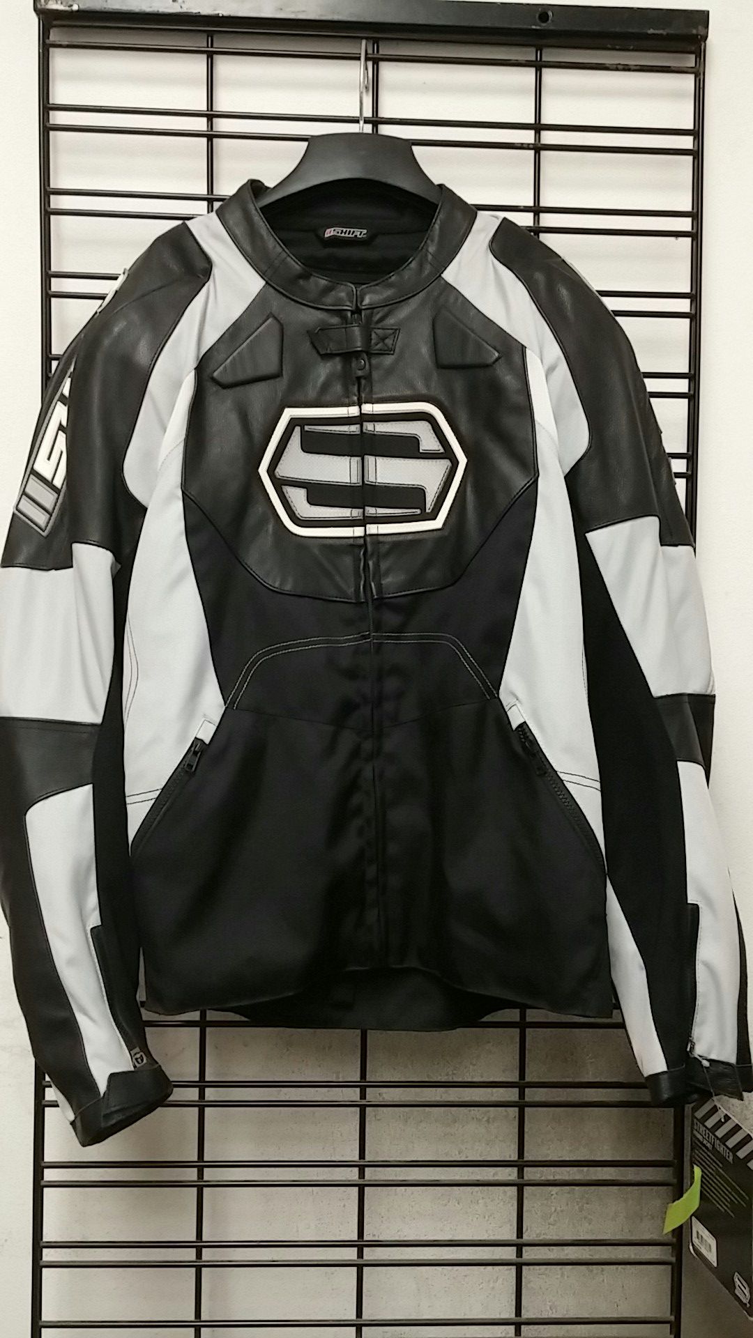 Shift Streetfighter Motorcycle Jacket Black Size XXL