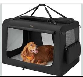 Feandrea 48 Inches Collapsible Soft Dog Crate,