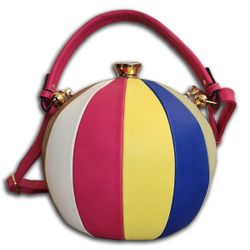 Round Beach Ball Purse • Vegan!