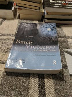 Psychology Or Criminal Justice Book  Family Violence