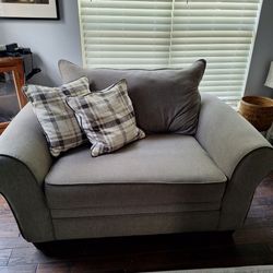 Gray Loveseat Couch