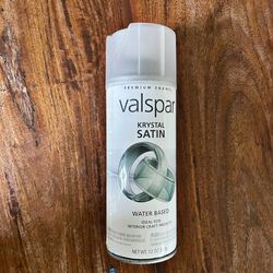Valspar Krystal Satin Water Based Spray 