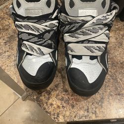 Black reflective Lanvins Size 10