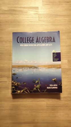 College Algebra Book