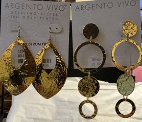 Earrings Sterling Silver New, 28.00 inch Or 40 X All You Pick Up.