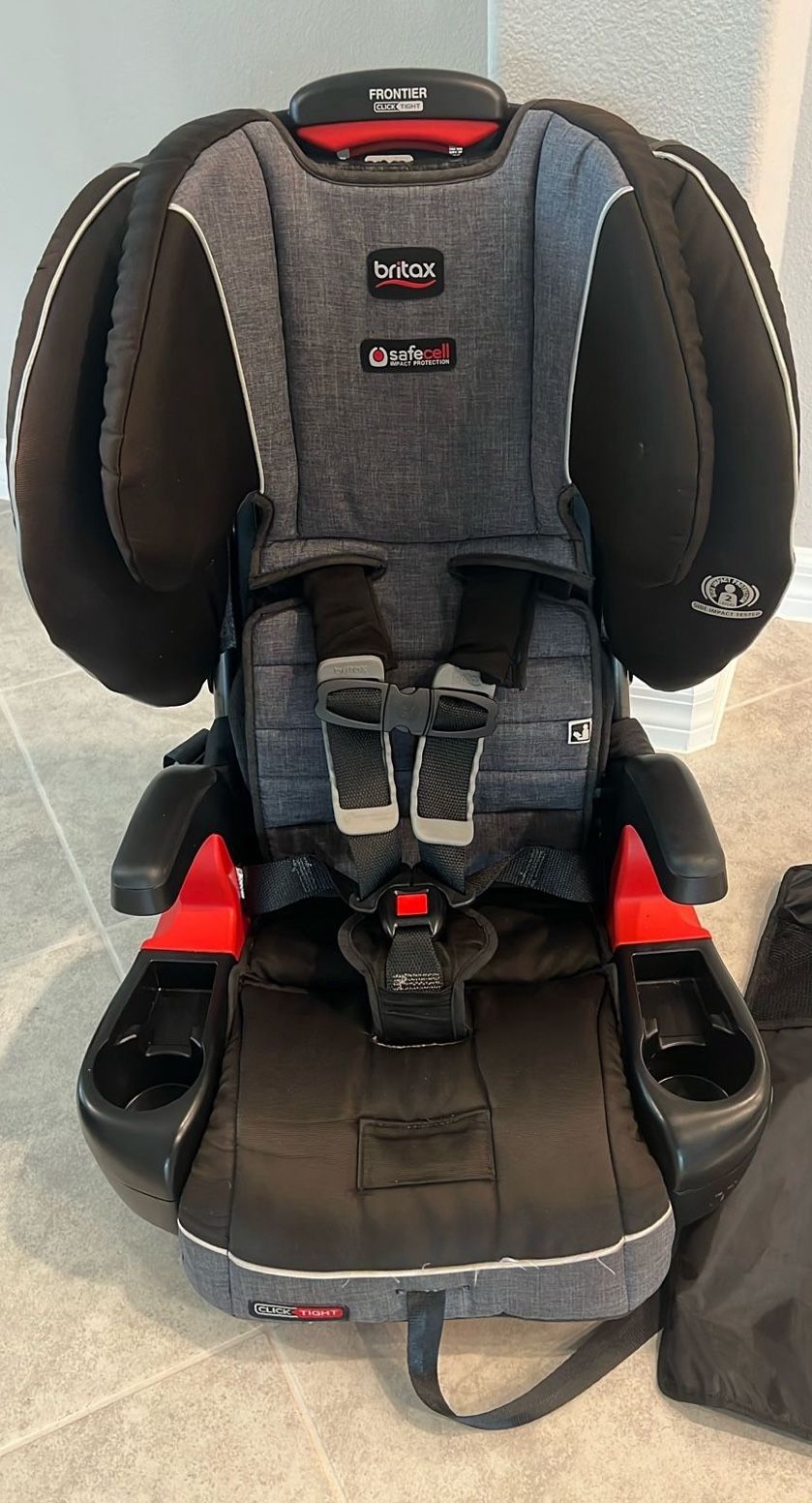 Price Reduced!! Pre-owned Britax Frontier Clicktight Car Booster Seat