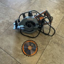 Ridgid Corded 7-1/4” Worm Drive Circular Saw 