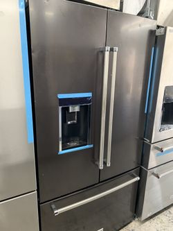 Kitchen aid French door in dark stainless counter depth