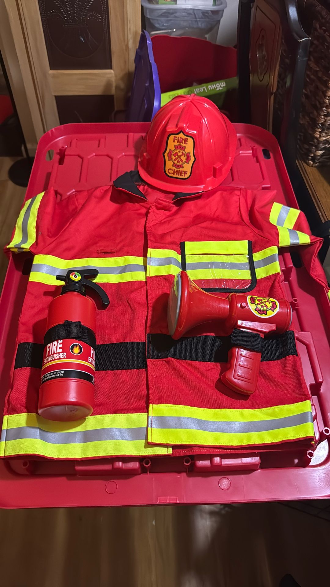 Fire Chief Dress Up Costume 