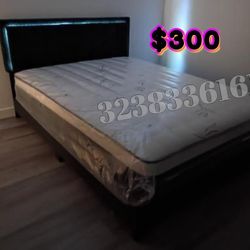 Queen Size Bed And Mattress 