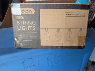 Outdoor String lights 22$