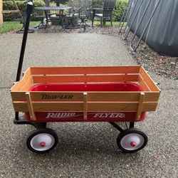 Radio flyer Metal Wagon With Wood Frame