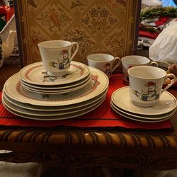 Vintage Alco Industries Plate Dinner Set