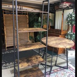 Industrial Table And Shelf Like New ($150 each)