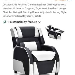 Kids Recliner Gaming Chair