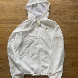 New! L Adidas Windbreaker Jacket 