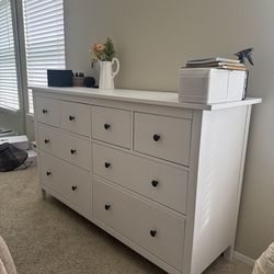 White IKEA Hemnes Dresser