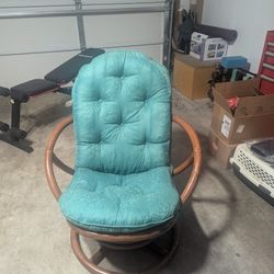 Bamboo Swivel Chair