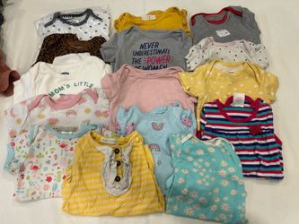 15 baby girl onesie bundle 6 month