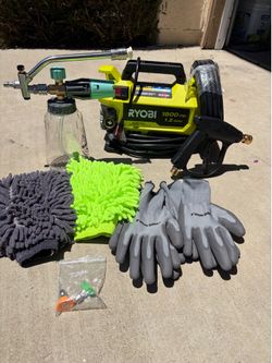 Pressure washer detailer starter bundle kit with foam cannon and dual connector