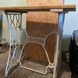 Custom Vintage Singer Table
