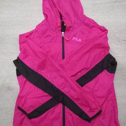 Girl Hot Pink Rain Jacket