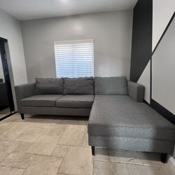 Sectional Couch Gray