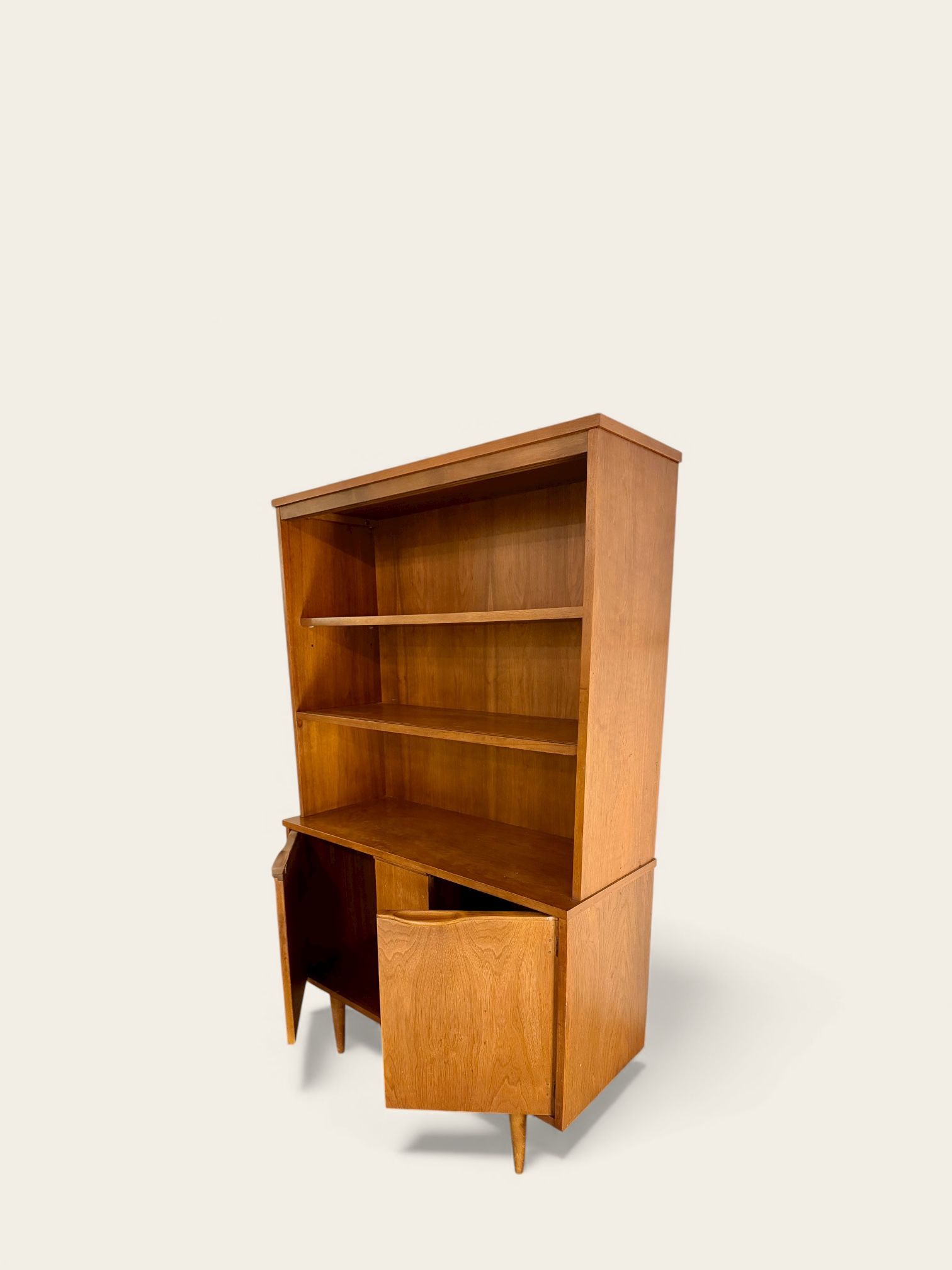 Vintage 1960s Mid Century Modern Petite Hutch