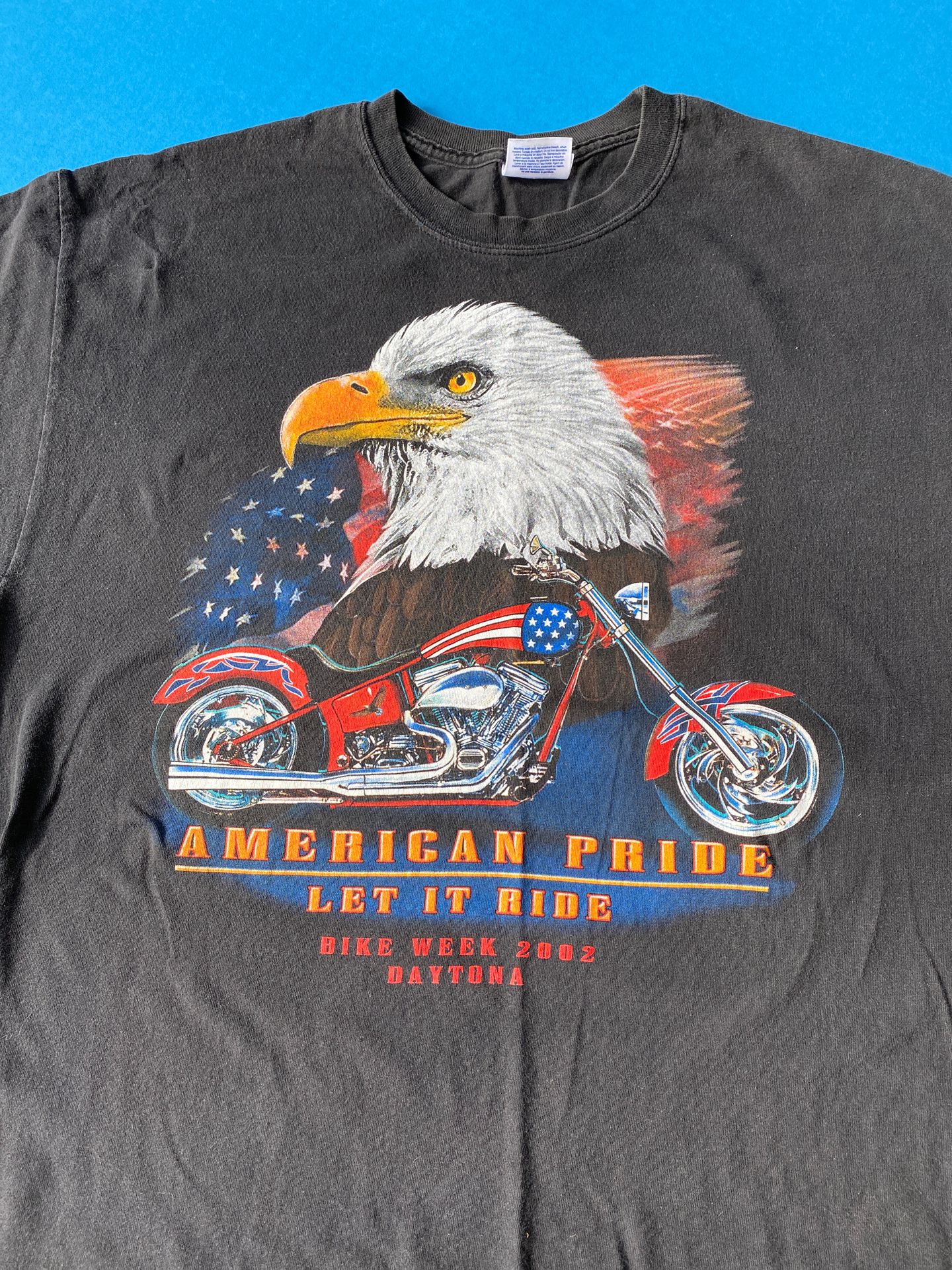 Harley Davidson tee shirt size XL. Daytona Bike Week 2002