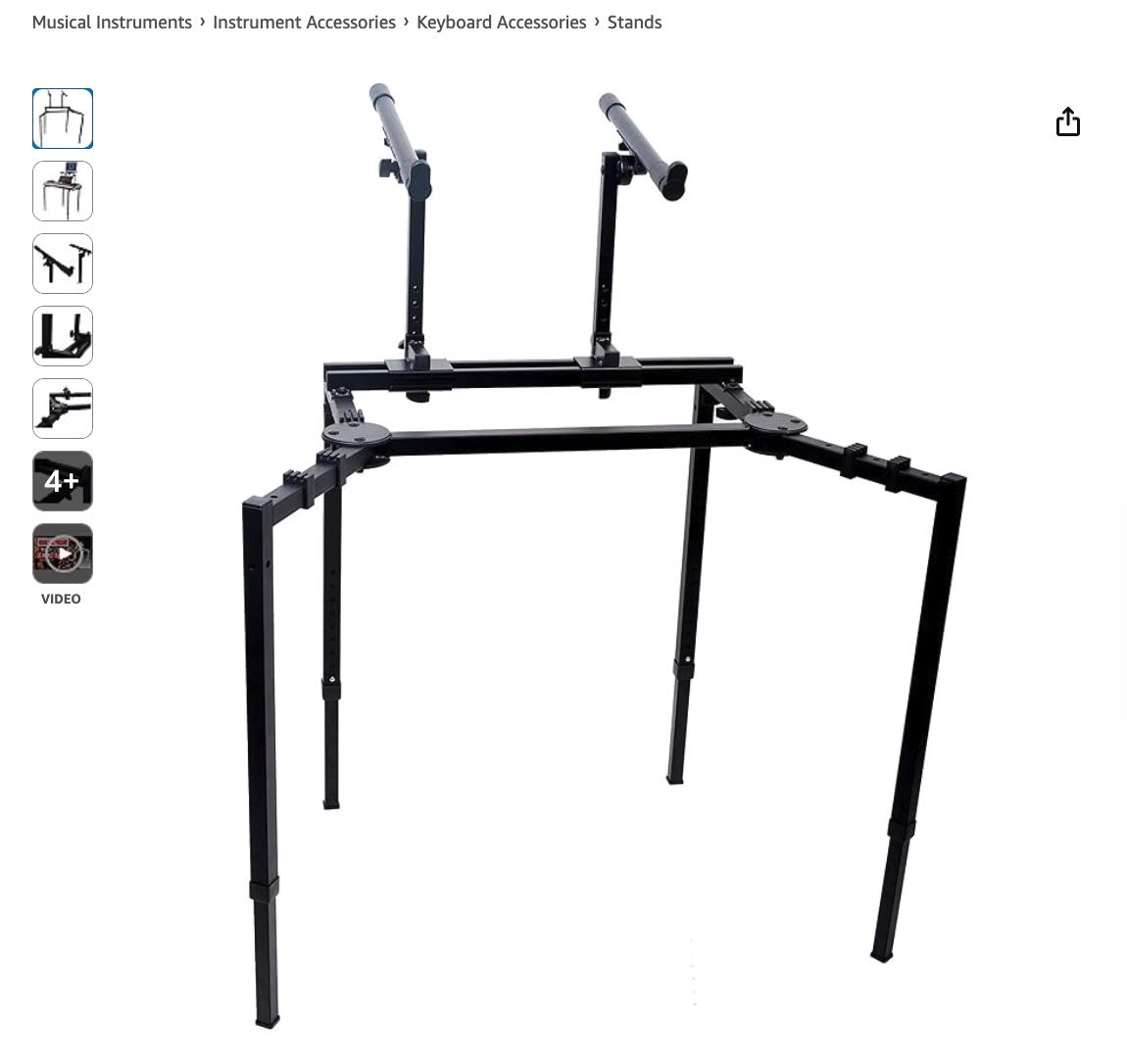 Double Keyboard Stand & Laptop Mount