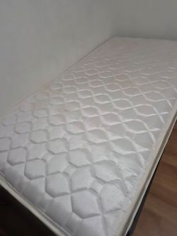 Twin mattress and frame