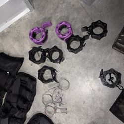 Clamps For Olympic Barbells 