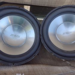 Two 10-in dual voice coil Jensen subs no box 